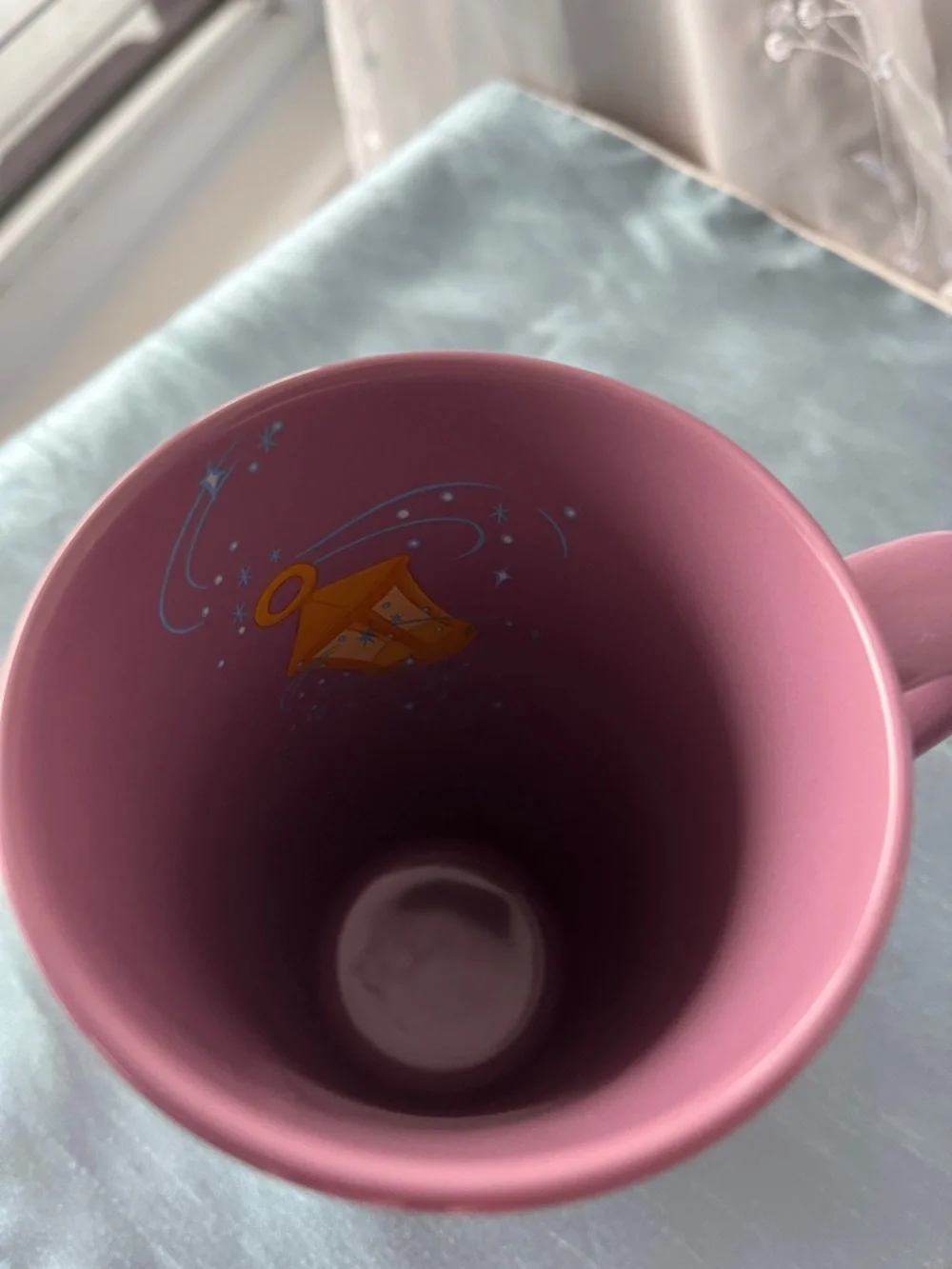 Disney Store Tinker Bell Tall Lavender Ceramic Mug – 16oz Retired - Picture 3 of 5